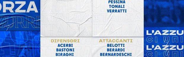 世俱杯2025-意大利队公布39人超级大名单：因莫比莱因伤落选